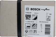 S 922 EF Flexible for Metal Reciprocating Saw Blade - Bosch