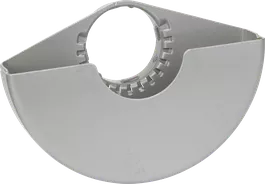 Protective guard with cover for cut-off grinding