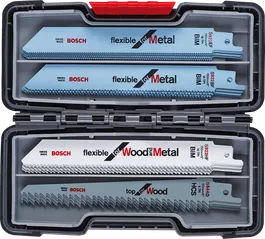 Wood and Metal Reciprocating Saw Blade Set, Tough Box, 20-Pieces