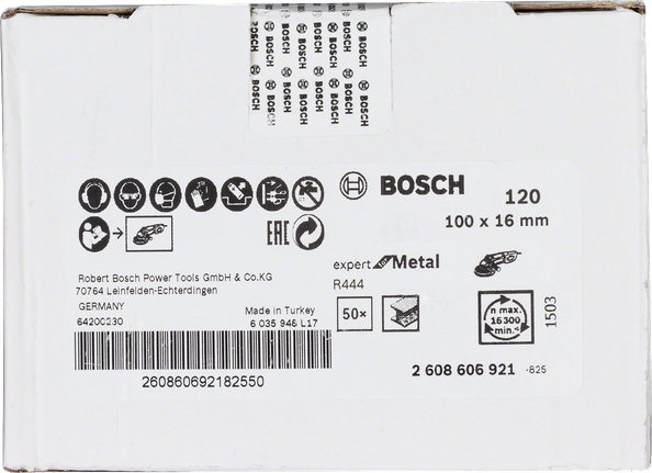 R444 Expert for Metal Sanding Disc - Bosch Professional