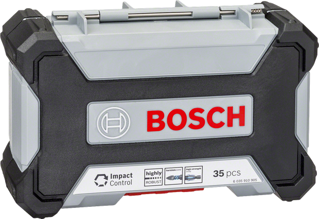 BOSCH 2607017567 Juego de brocas para metal HSS y punta de destornillador  Impact Control Pick and Click (35 uds.)