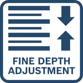  Precise routing work thanks to fine depth adjustment scale with high accuracy