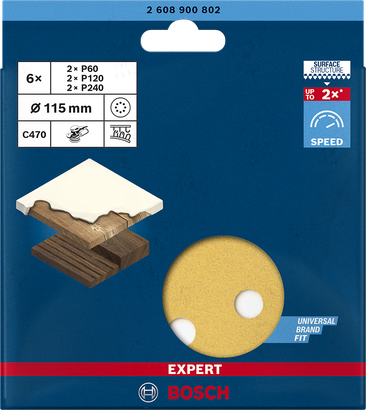 EXPERT C470 Sandpaper Set Bosch Professional