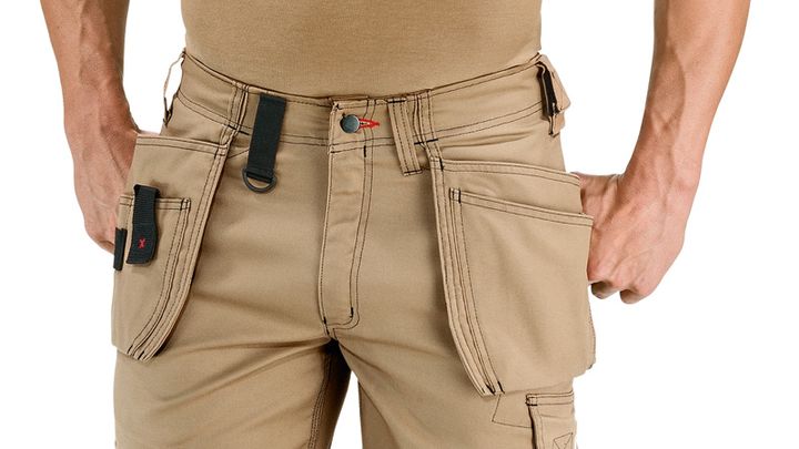 WHSO 05 Professional with | Holster Pockets Beige Professional - Bosch Shorts