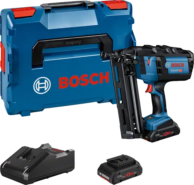Bosch Professional 18V System GNH 18V-64 M Battery Nailer Gun (max. Nail  Dia. 1.6 mm, Nail Length 64 mm, excluding Rechargeable Batteries and  Charger