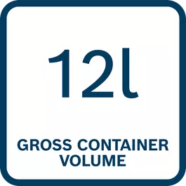  12 l Container Volume (brutto)