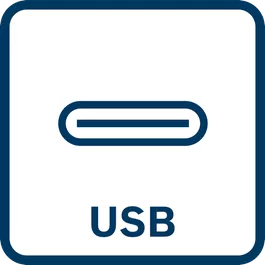  External devices can be charged via USB