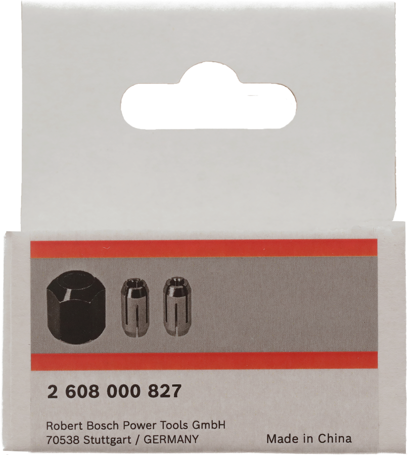 Metric Collet Set With Two Different Sizes And A Nut - Bosch Professional