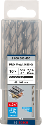 PRO Metal HSS-G