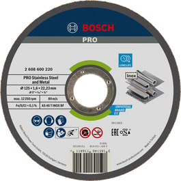 PRO Stainless Steel and Metal Bonded Cutting Disc