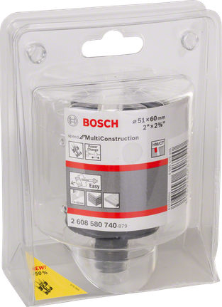 Scie-cloche Bosch Speed for Multiconstruction bois maçonnerie PVC