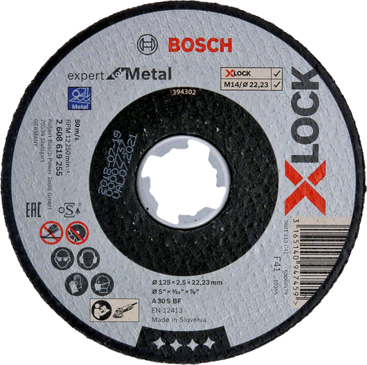 Bosch GWX 10-125 Professional Meuleuse angulaire X-LOCK ø125mm 1000W  (06017B3000)