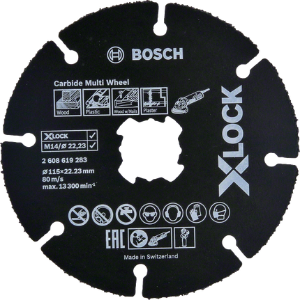 X-LOCK Carbide Multi Wheel Cutting Disc - Bosch Professional