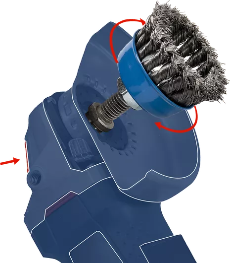 Heavy for Metal Wire Cup Brush, Knotted Wire - Bosch Professional