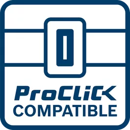  Ο χρήστης μπορεί να προσαρτήσει ένα στήριγμα ProClick και έτσι θήκες ProClick στο προϊόν