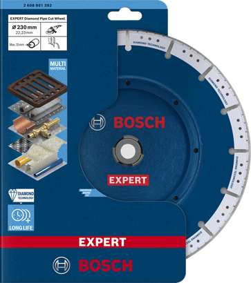 EXPERT Diamond Pipe Cut Wheel