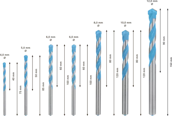 طقمُ EXPERT CYL-9 Multi Construction للموادِ المتعددةِ