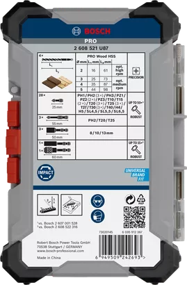 طقم PRO Impact Wood Set للاستخدام مع الخشب