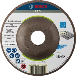 PRO Stainless Steel Bonded Grinding Disc