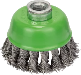 Heavy for Inox Wire Cup Brush, Knotted Wire
