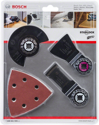 Bosch 2-608-669-146 9pc Starlock Set for Wood & Metal
