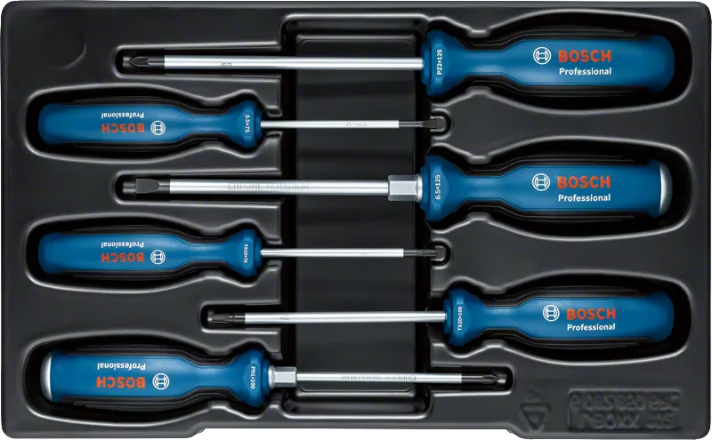 Screwdriver Set 6pc SL/PH/PZ/TX