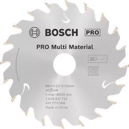 PRO Multi Material cordless Circular Saw Blade