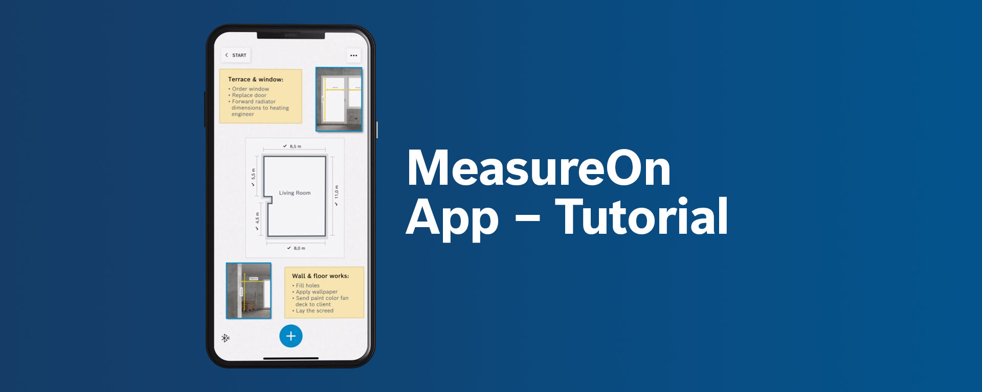 Приложение MeasureOn | Bosch Professional