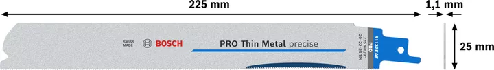 شفرة PRO Thin Metal precise S1137EAF فائقة الدقة