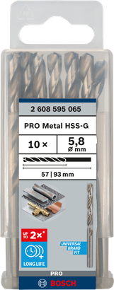 PRO Metal HSS-G