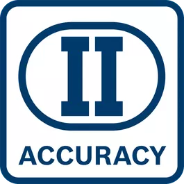  High accuracy thanks to class II accuracy