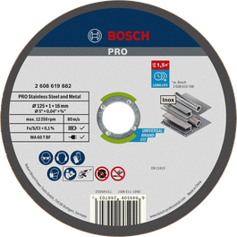 PRO Stainless Steel and Metal Bonded Cutting Disc