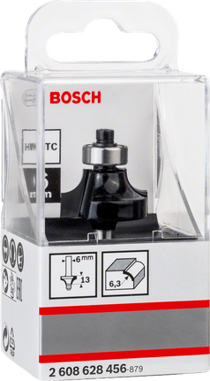 Bosch 2608629375 Fraise à arrondir 8 mm d 28,6 m…