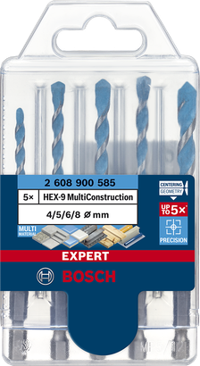 طقمُ EXPERT HEX-9 Multi Construction للموادِ المتعددةِ