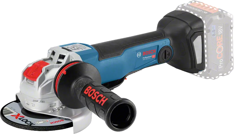  Bosch BITURBO profesional con amoladora angular inalámbrica  X-LOCK GWX 18V-15 PSC (potencia como cable de 1.500 W, sin baterías ni  cargador, en caja de cartón) : Herramientas y Mejoras del Hogar