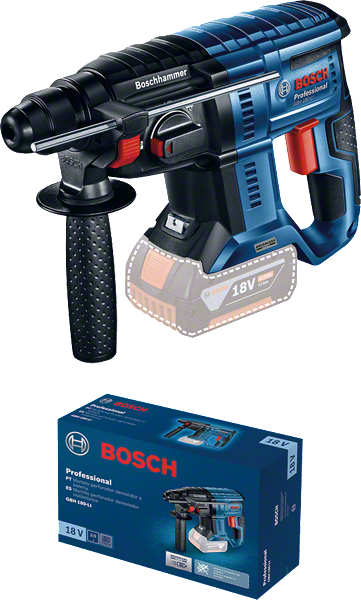  Bosch Taladro de martillo giratorio inalámbrico profesional Gbh  18 V-26 (sin batería y cargador) - Caja de cartón : Herramientas y Mejoras  del Hogar