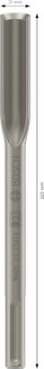 Cincel acanalado PRO SDS max Hollow Gouging