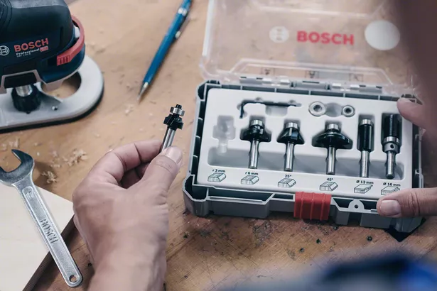Professional Mixed Bit Sets, 15-Pieces - Router Bosch
