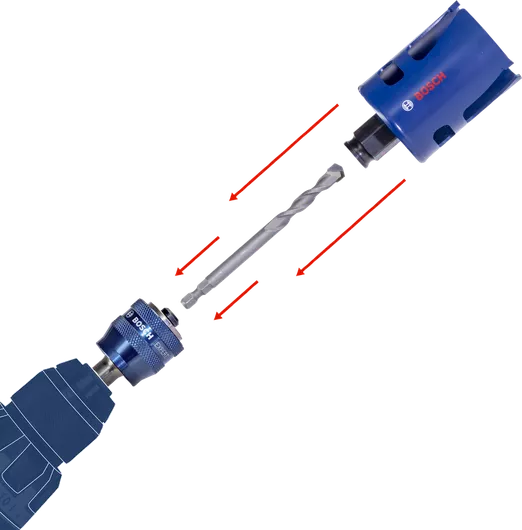 BIM Progressor Hole Saw Set - Bosch Professional