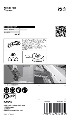 EXPERT Grout Segment Blade