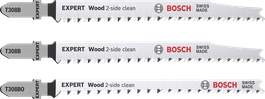 EXPERT Wood 2-side clean decoupeerzaagbladenset