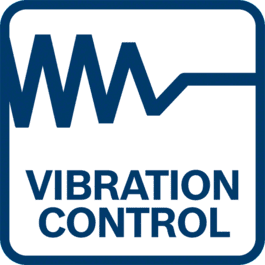 Økt komfort under arbeidet Vibrasjonskontroll reduserer vibrasjon, for redusert belastning under arbeidet