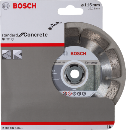 Bosch Bleu Accessoires 2608603168 Disque à tronçonner droit Standard pour  métal A 30 S BF, 230 mm, 22.23 mm, 3.0 mm