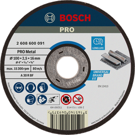 PRO Metal Bonded Cutting Disc