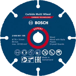 Disco abrasivo EXPERT Carbide Multi Wheel