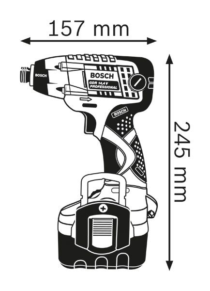 GDR 14.4 V-LI Atornillador de impacto inalámbrico