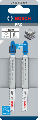 PRO Metal thick and thin T123XF