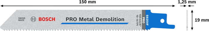 شفرة التقطيع PRO Metal Demolition S925VF