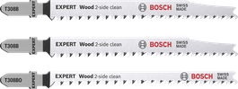 EXPERT Wood 2-side clean Jigsaw Blade Set