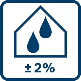 Tačnost merenja relativne vlažnosti vazduha ± 2% plus odstupanje u zavisnosti od upotrebe